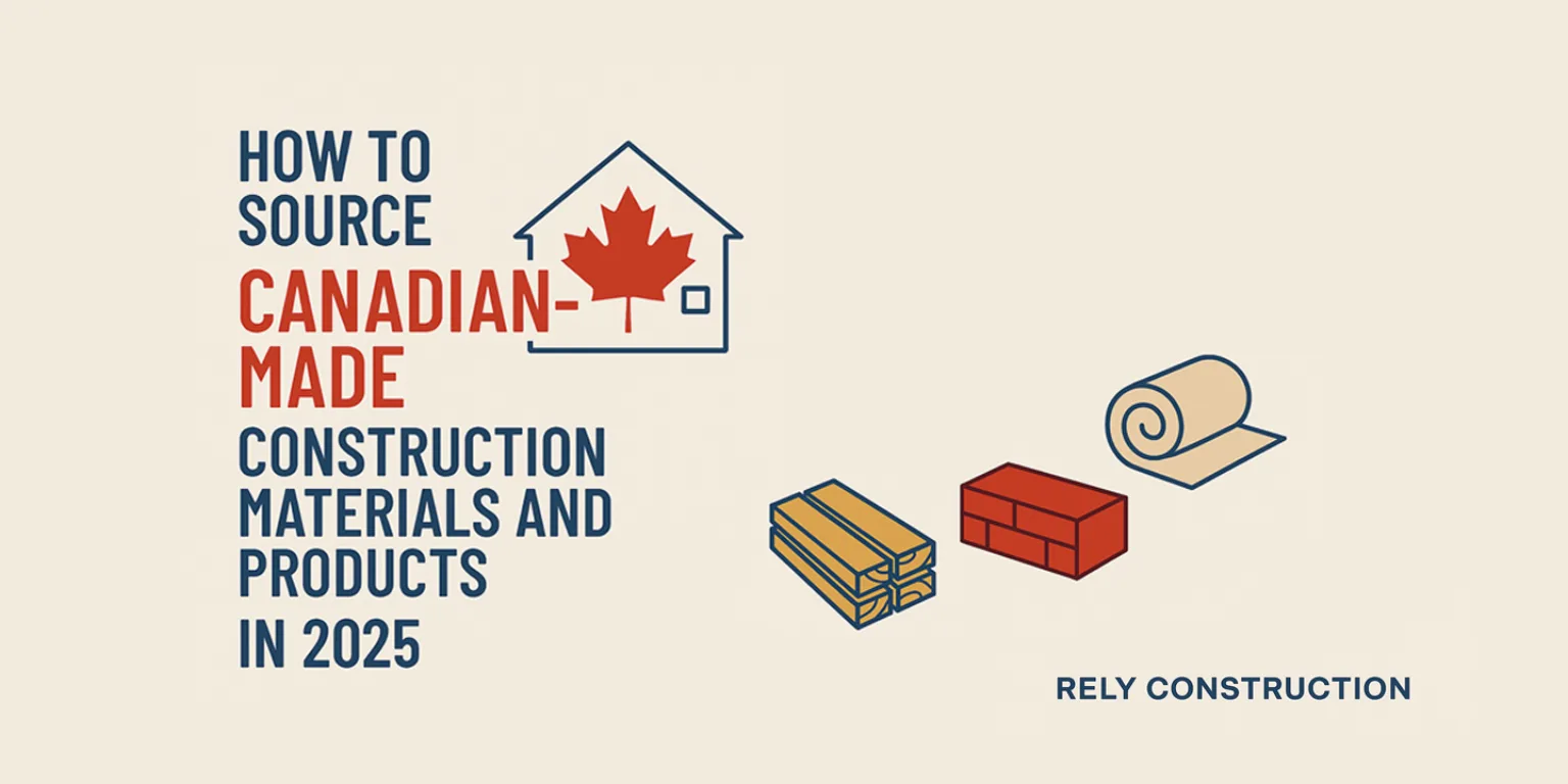 Building Canadian: How to Source Local Construction Materials in 2025