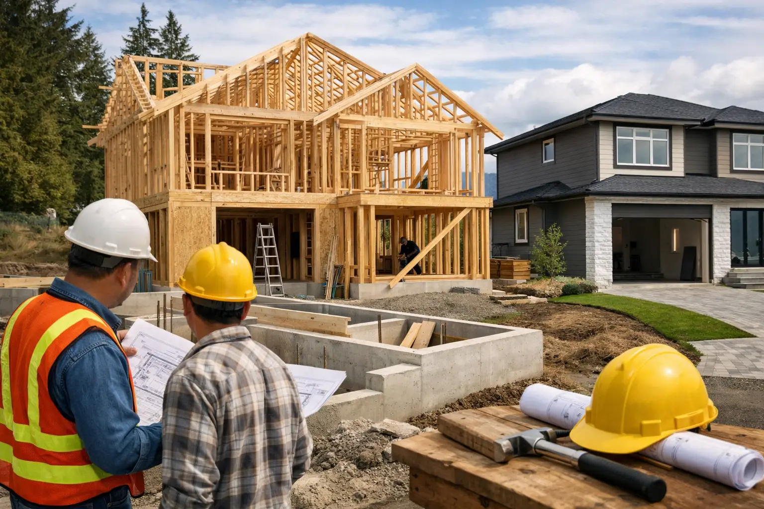 What Are the Stages of New Home Construction?
