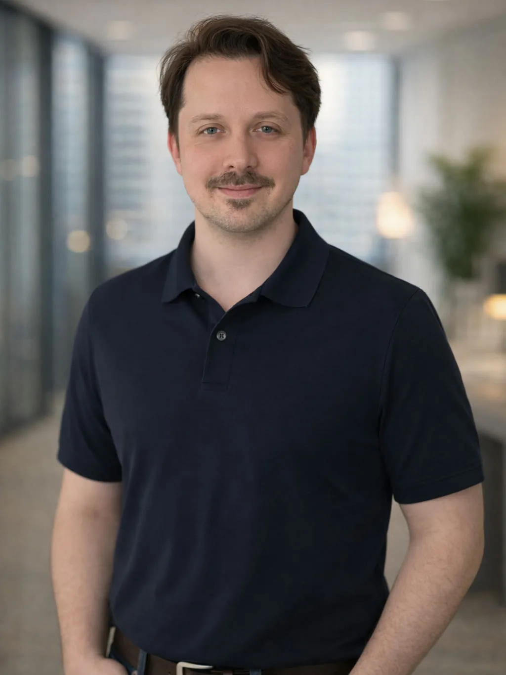 Jeffrey Jensen in the Rely office