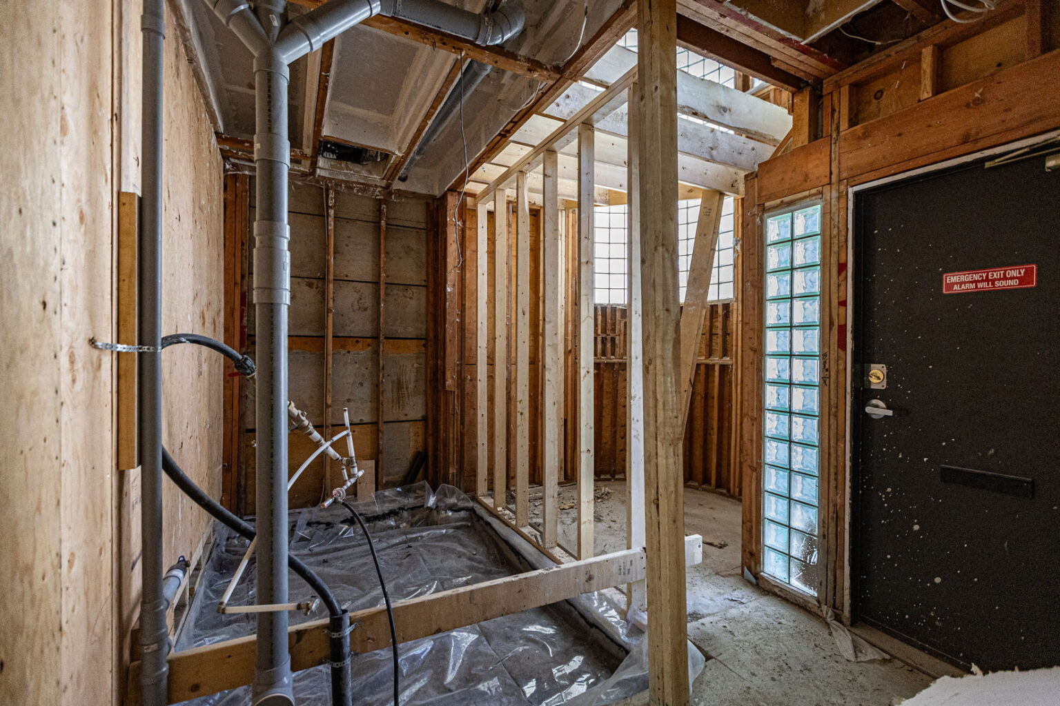 rely construction commercial projects 6112 Sussex Avenue Premier Montessori Academy mid construction 10