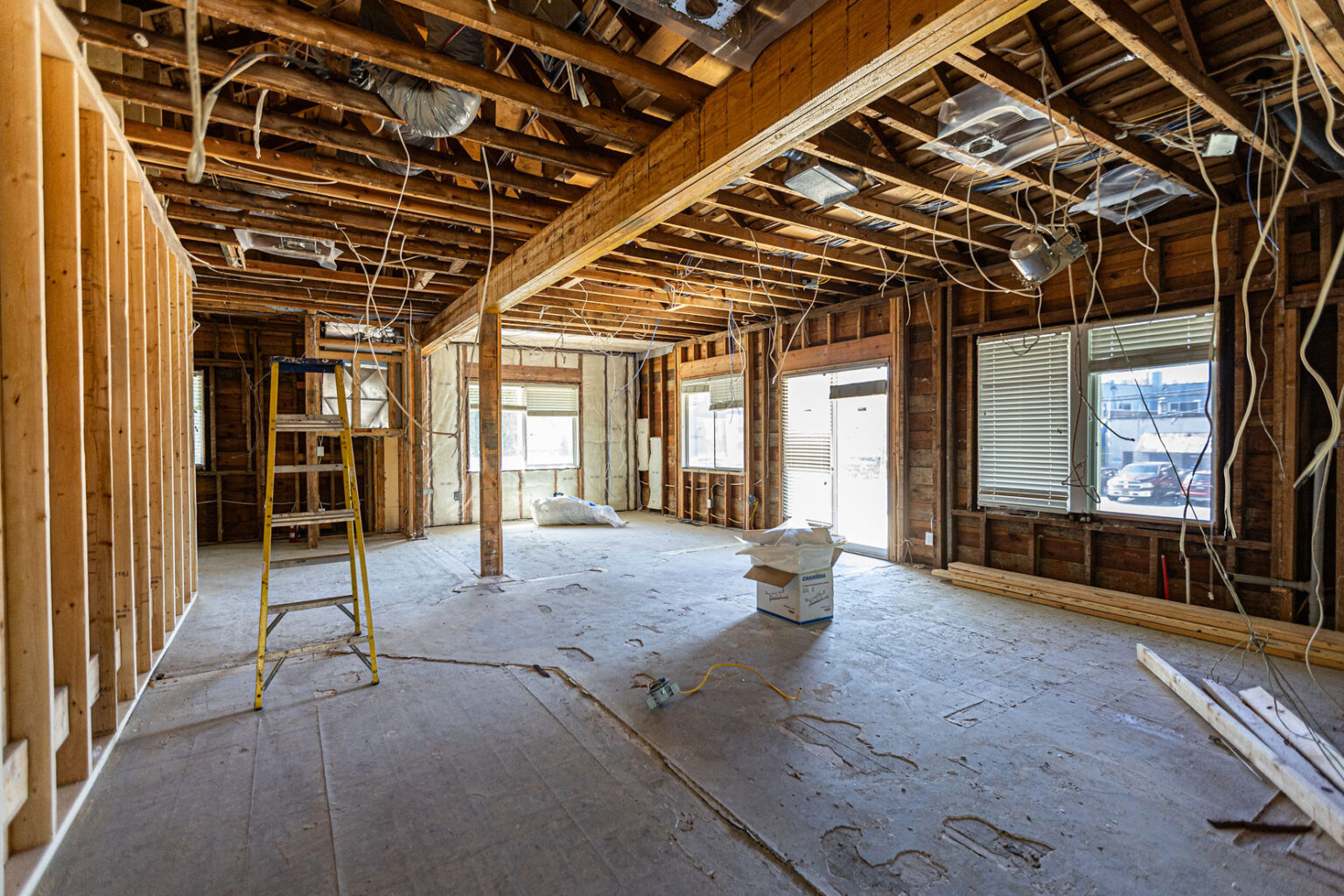 rely construction commercial projects 6112 Sussex Avenue Premier Montessori Academy mid construction 17