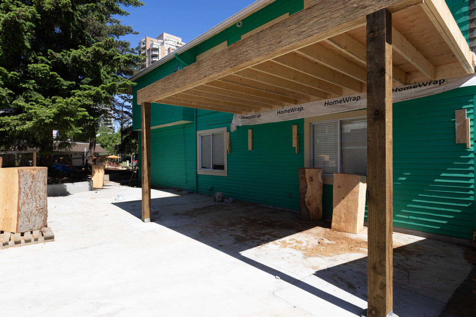 rely construction commercial projects 6112 Sussex Avenue Premier Montessori Academy mid construction 2