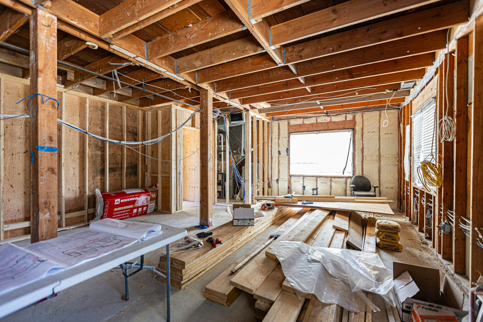 rely construction commercial projects 6112 Sussex Avenue Premier Montessori Academy mid construction 5