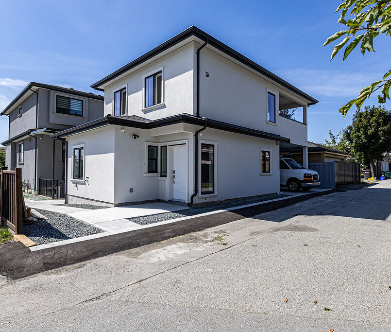 rely construction laneway projects 6087 Neville street Burnaby completed 2