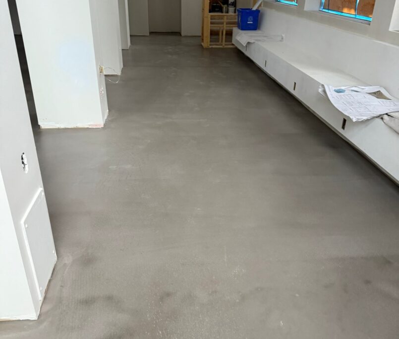 rely construction commercial projects 3696 West 8th Ave Particles Coffee Shop mid construction 15