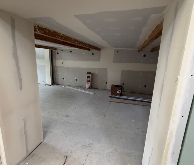 rely construction commercial projects 3696 West 8th Ave Particles Coffee Shop mid construction 18