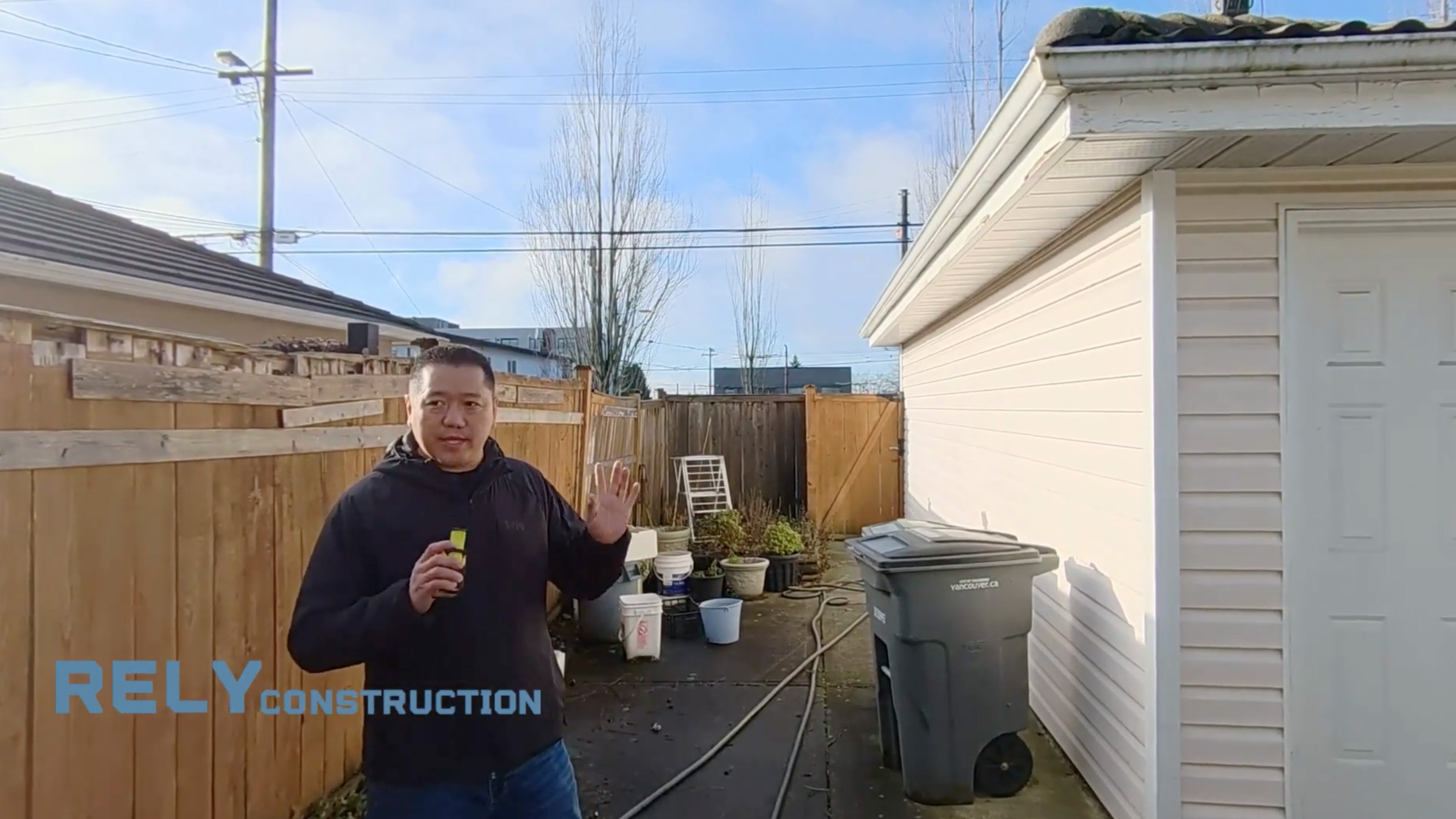 rely construction laneway projects 7033 Duff St pre construction video cover