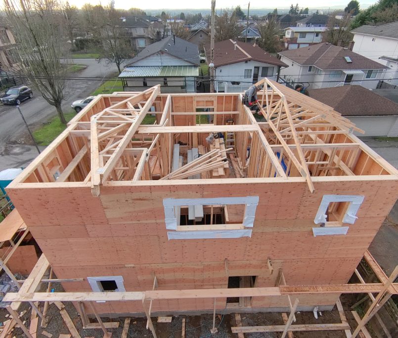 rely construction laneway projects 7045 culloden street Laneway mid construction 16