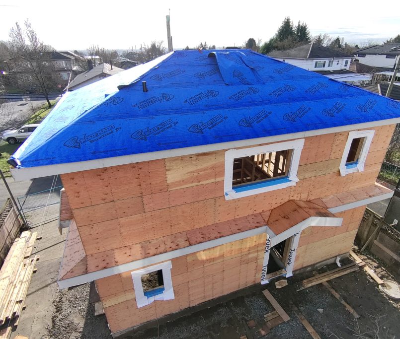 rely construction laneway projects 7045 culloden street Laneway mid construction 17